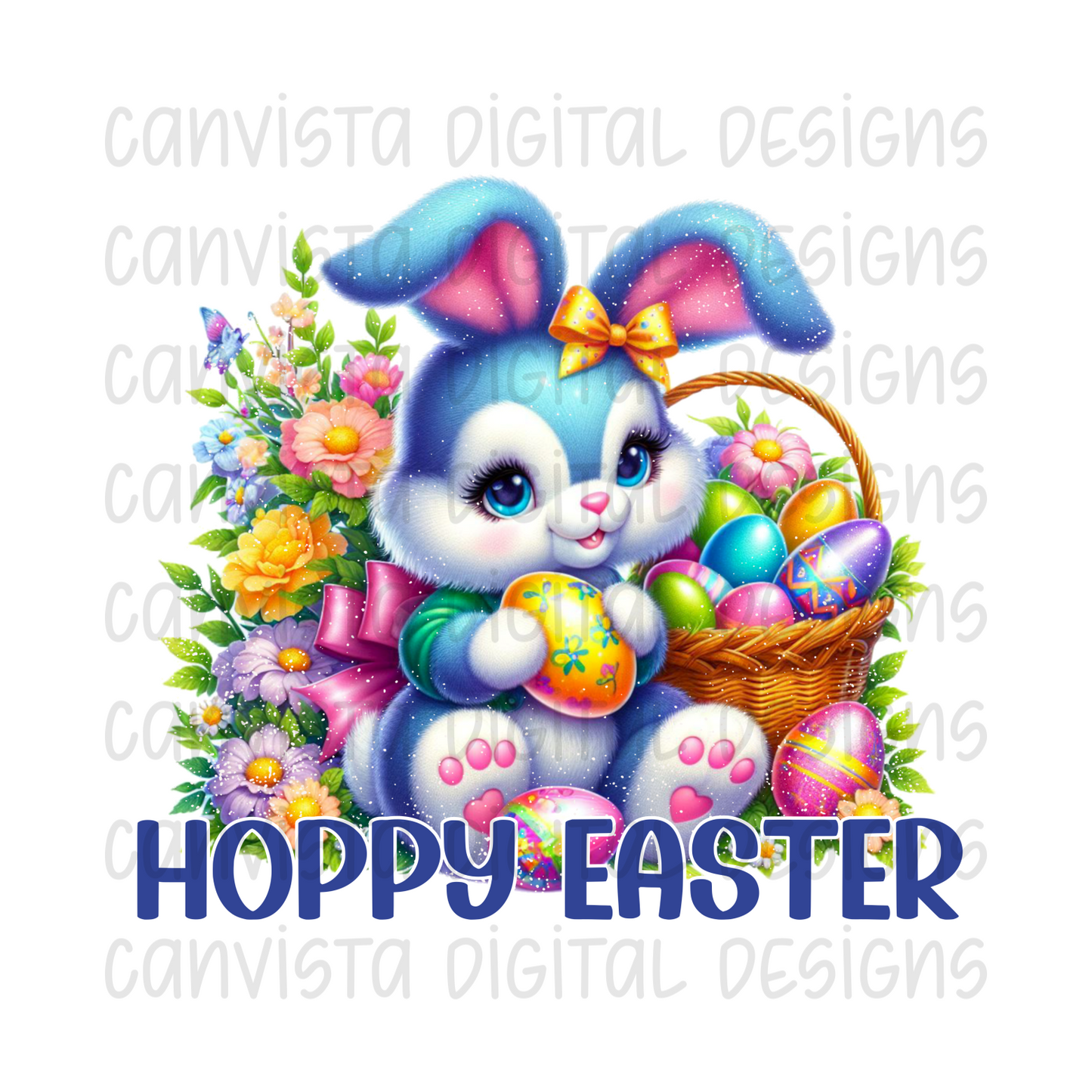 Hoppy Easter PNG File - Digital Design