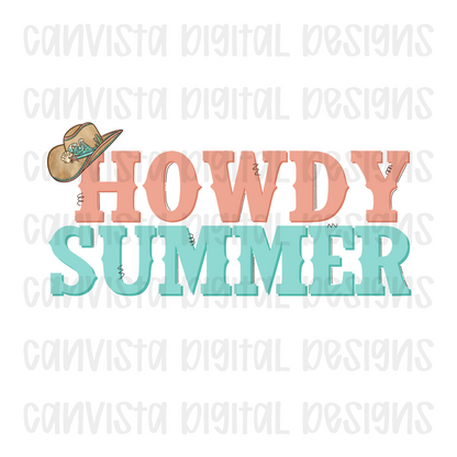 Howdy Summer Digital Design