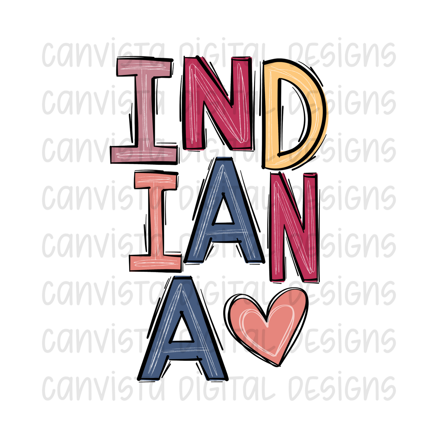 Indiana PNG File-Digital Design