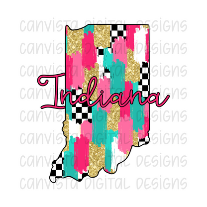 Checkered Indiana PNG File - Digital Design