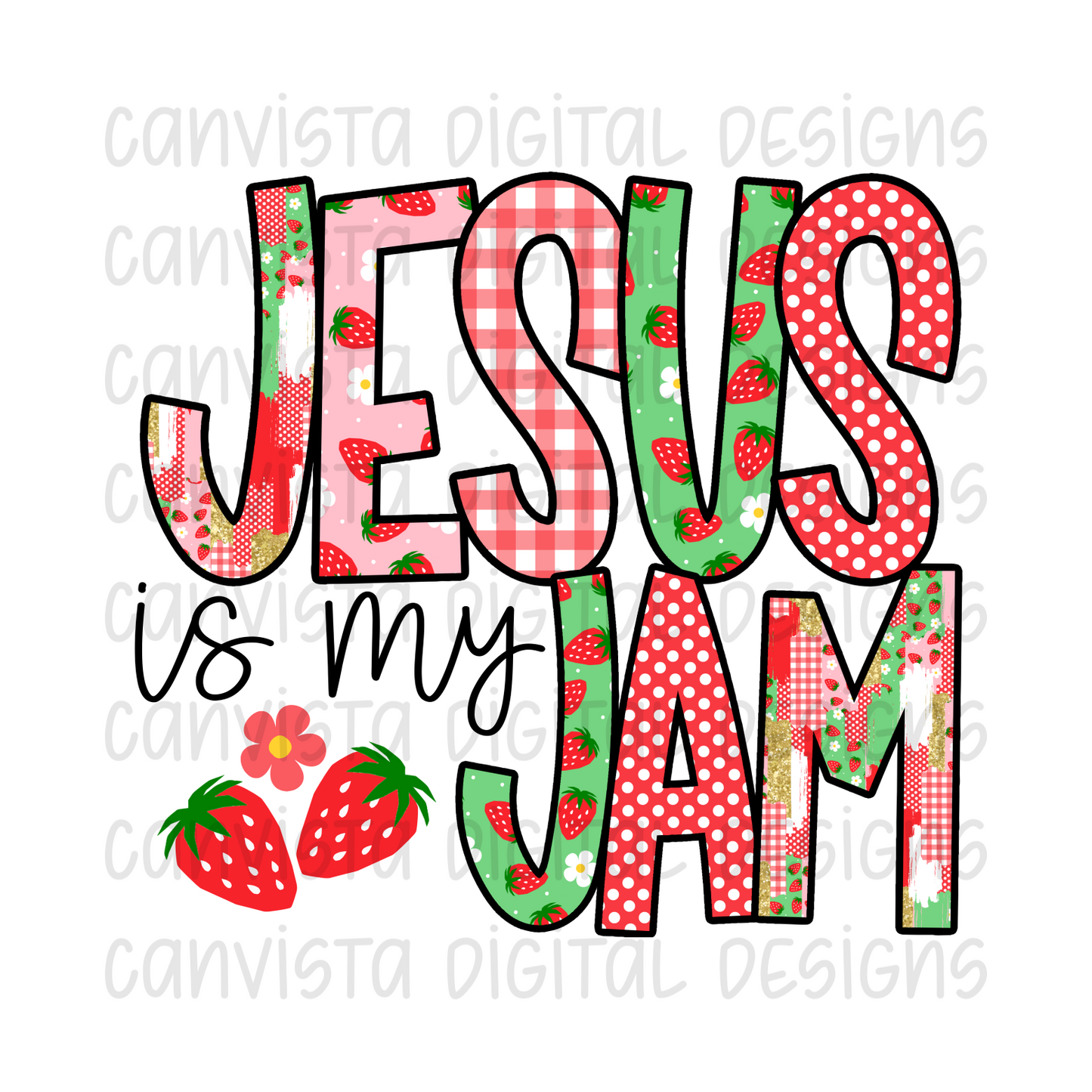 Jesus Is My Jam PNG File - Digital Design