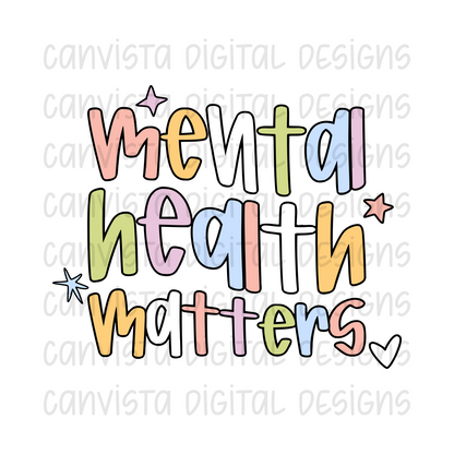 Mental Health Matters PNG File - Digital Design