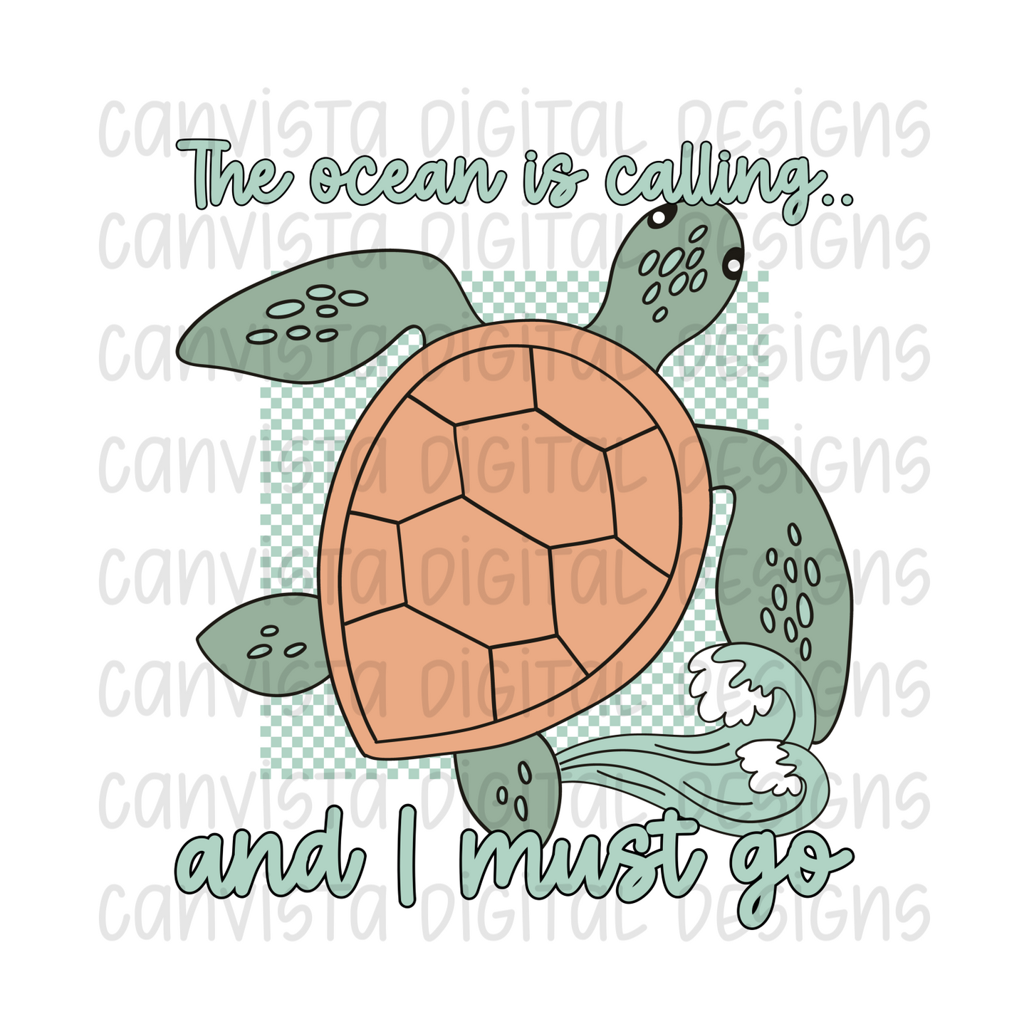 The Ocean is Calling And I Must Go PNG File - Digital Design