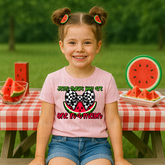 Jesus Thinks You Are One in a Melon Digital Design