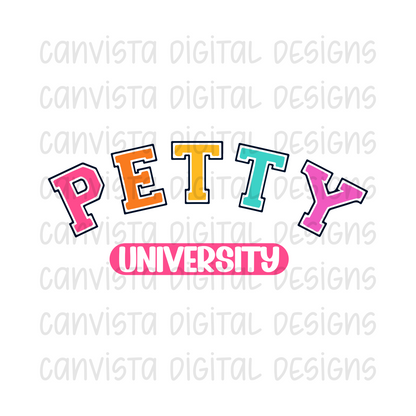 Petty University PNG File - Digital Design