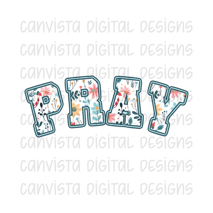 Pray PNG File - Digital Design