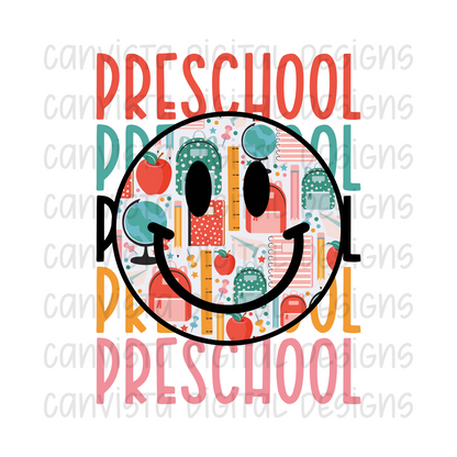 Preschool Smiley PNG File - Digital Design