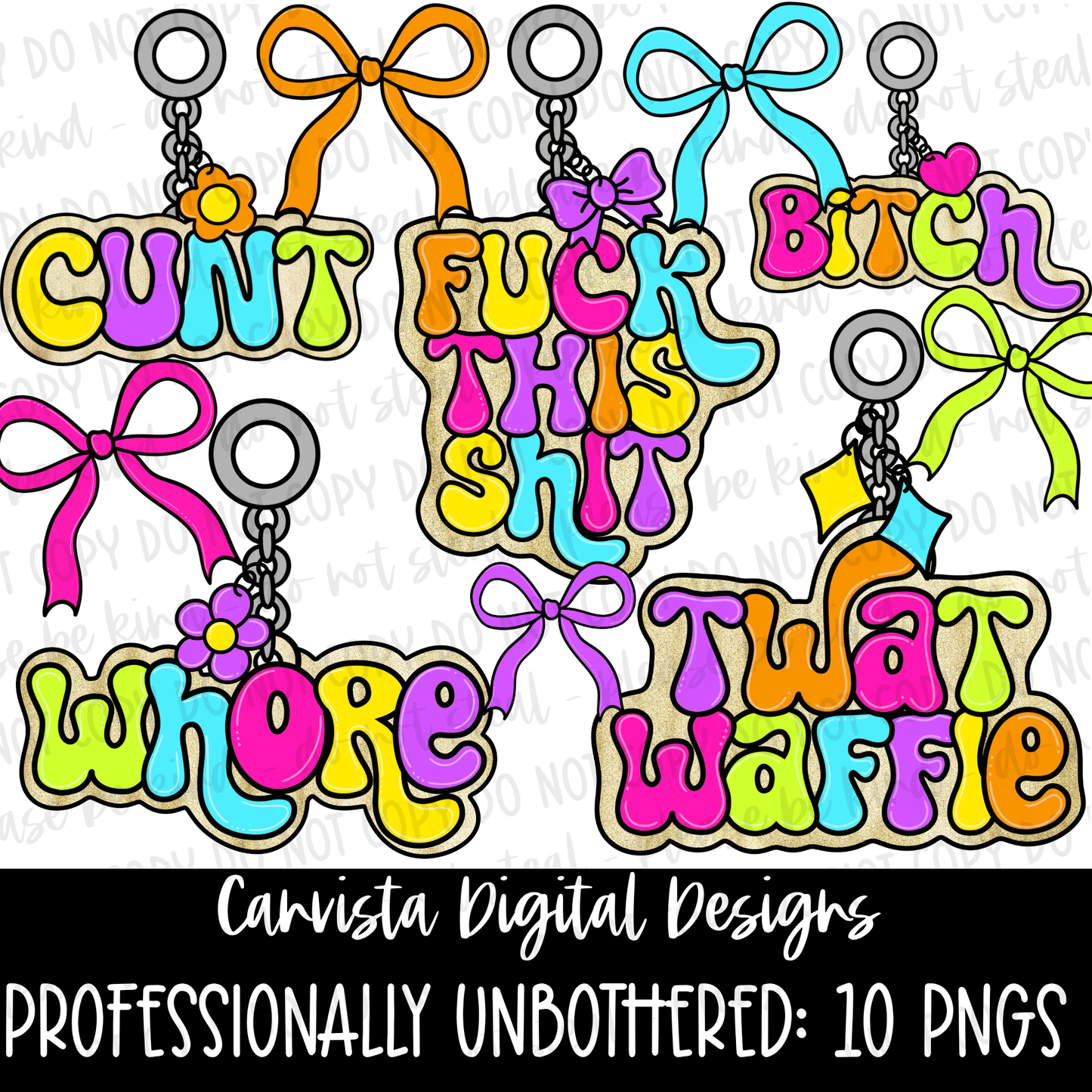 Professionally Unbothered Clipart Set
