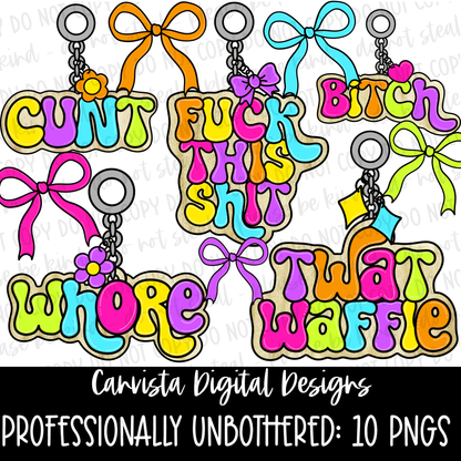 Professionally Unbothered Clipart Set
