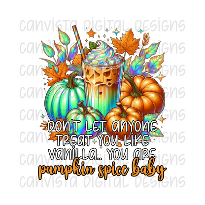 Pumpkin Spice Baby PNG File - Digital Design