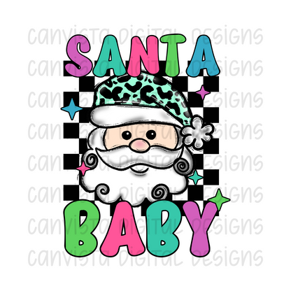 Santa Baby PNG File - Digital Design