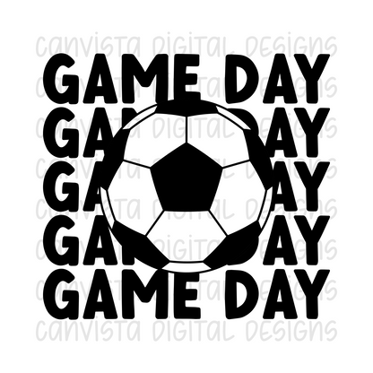 Game Day. Soccer PNG File - Digital Design