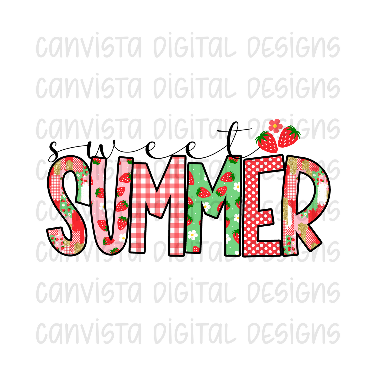 Sweet Summer PNG File - Digital Design