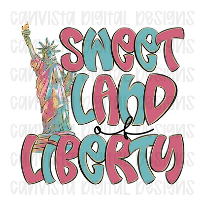 Sweet Land of Liberty Digital Design