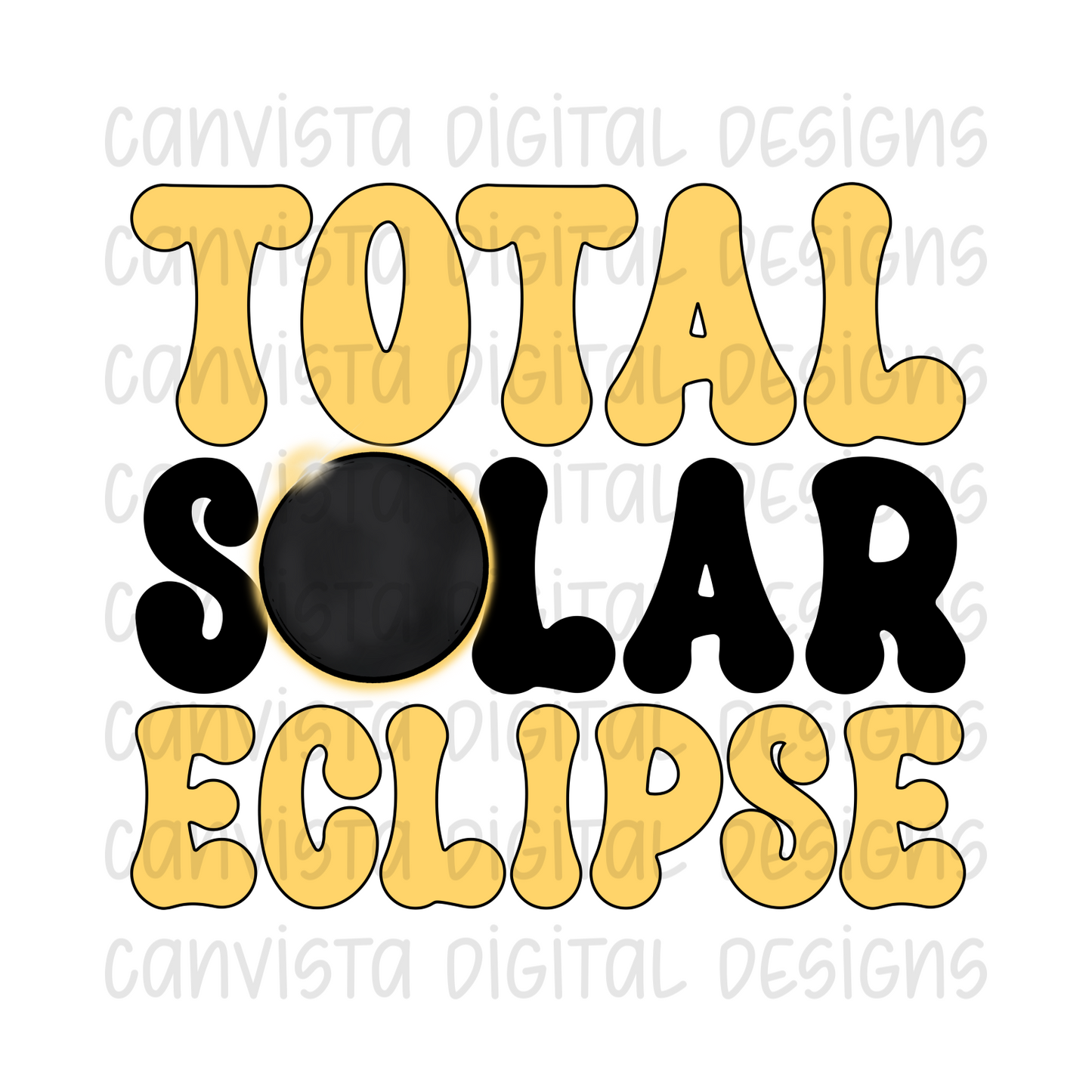 Total Solar Eclipse PNG File - Digital Design