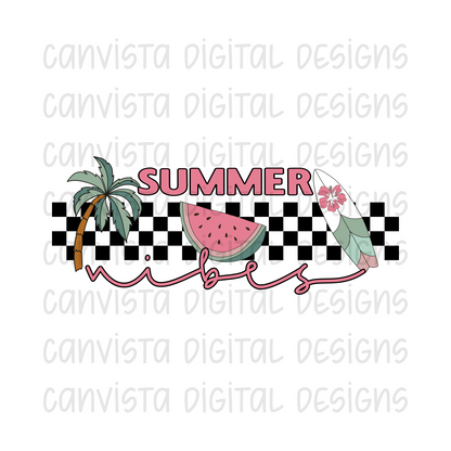 Summer Vibes PNG File - Digital Design