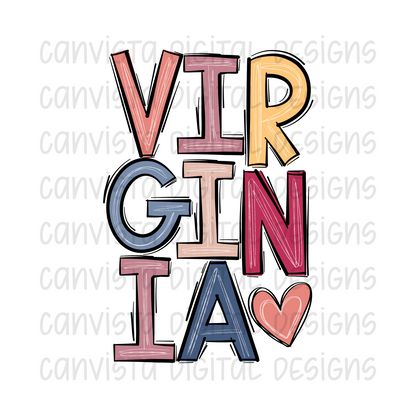 Virginia PNG File-Digital Design