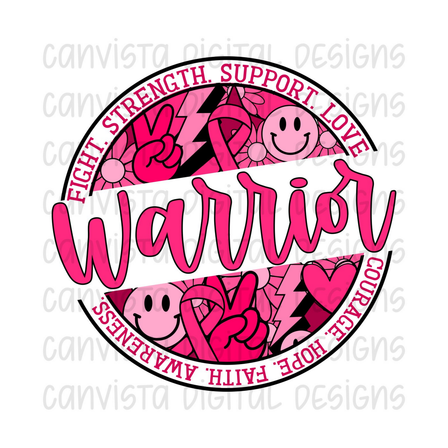 Breast Cancer Warrior PNG File - Digital Design