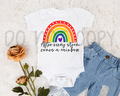 After Every Storm Comes A Rainbow PNG File - Digital Design