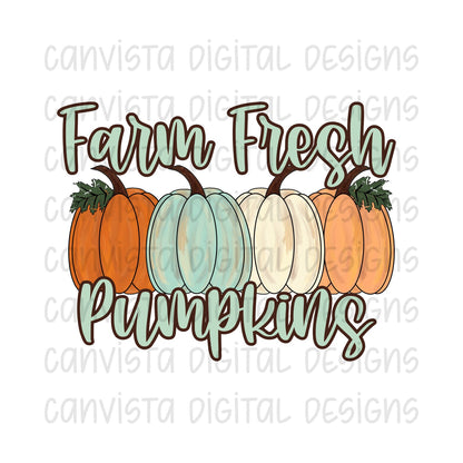 Farm Fresh Pumpkins PNG File - Digital Designs