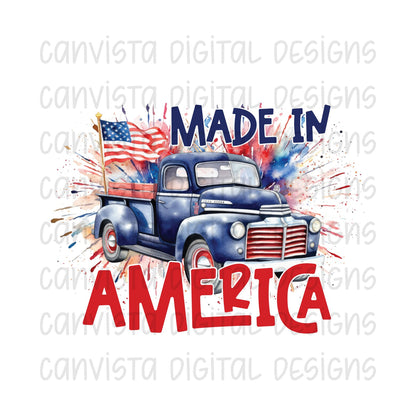 Made In America PNG File - Digital Design