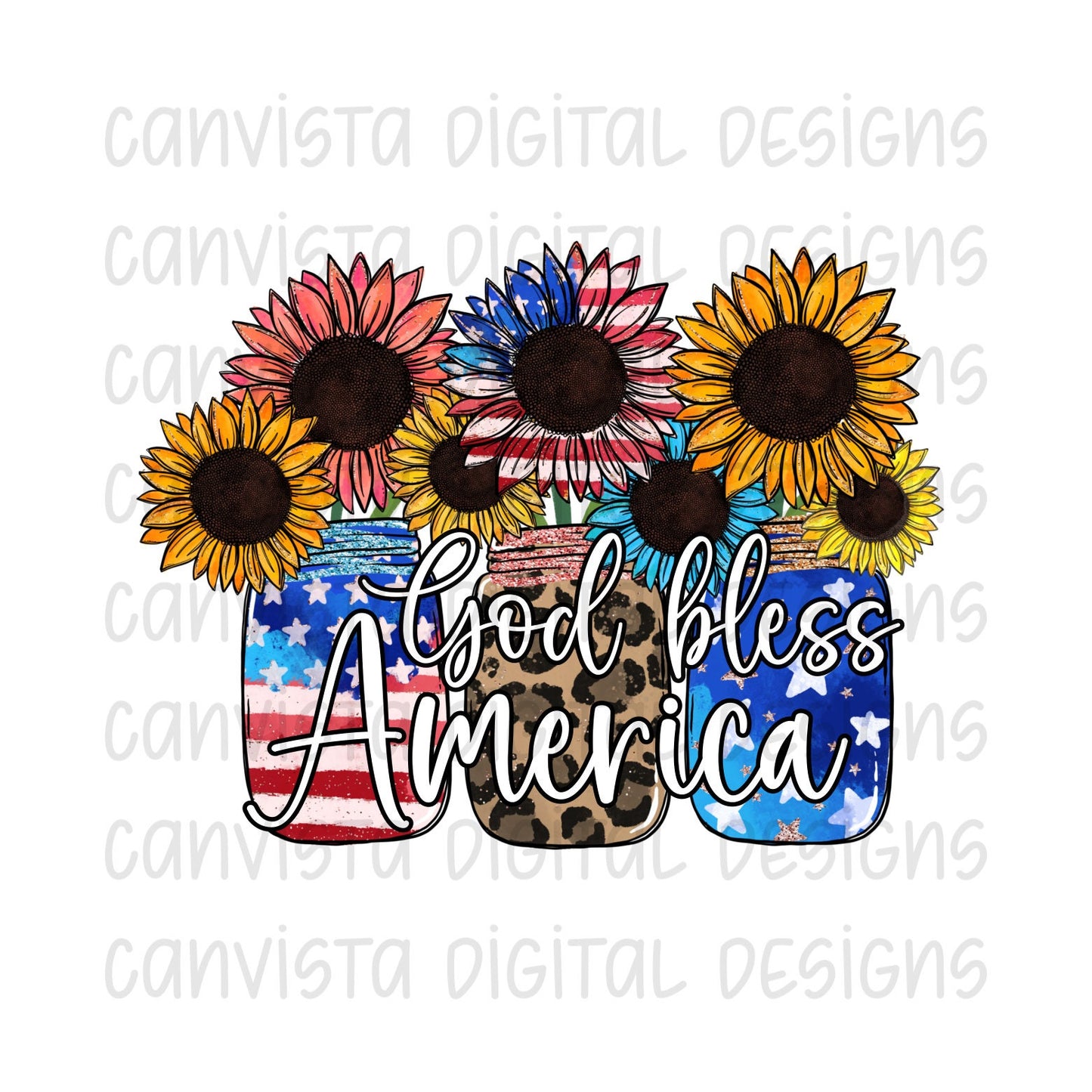 God Bless America PNG File - Digital Design