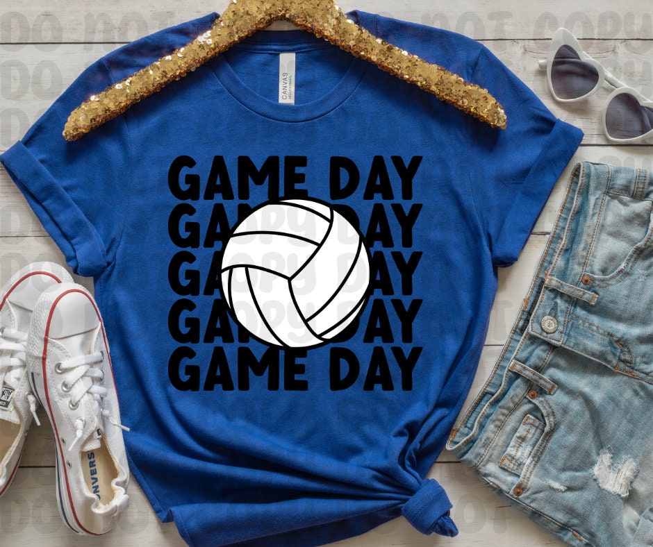 Game Day. Volleyball PNG File - Digital Design