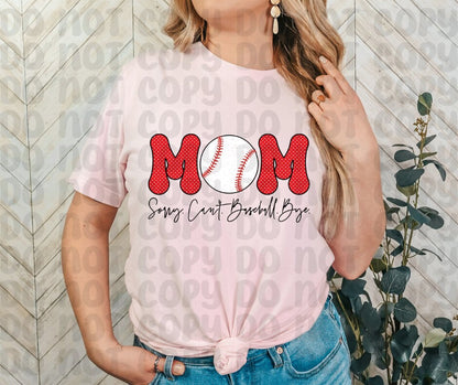 Sorry. Can't. Baseball. Bye PNG File - Digital Design