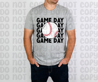 Game Day. Baseball PNG File - Digital Design