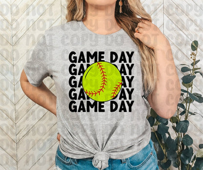 Game Day. Softball PNG File - Digital Design