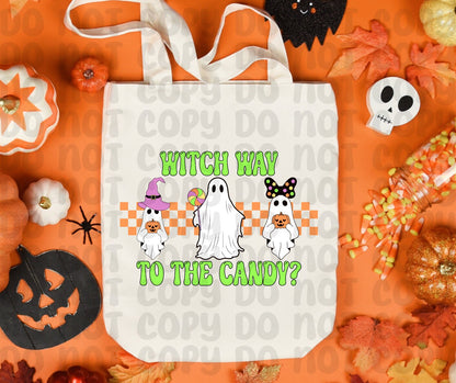 Witch Way To The Candy PNG File - Digital Design