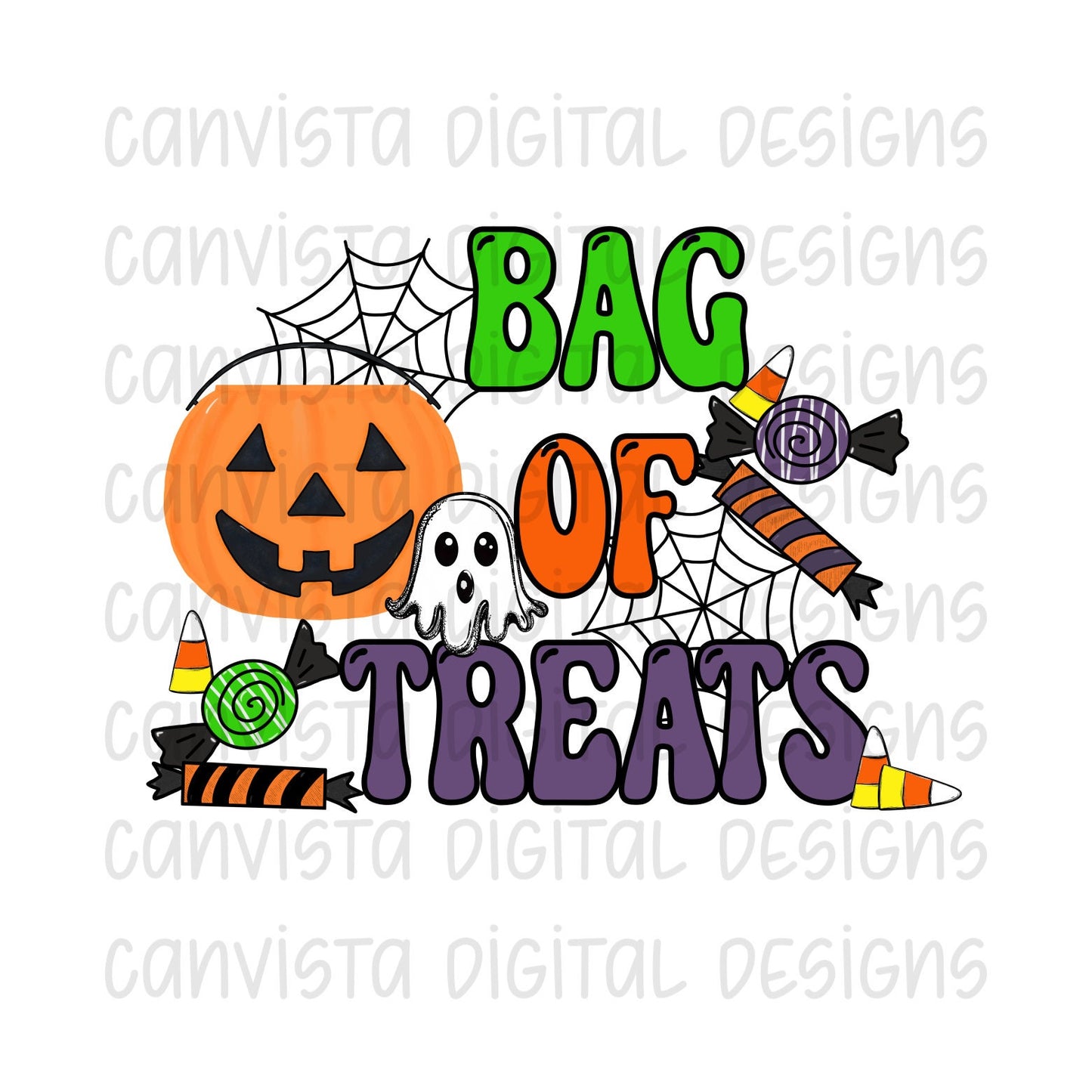 Bag of Treats PNG File-Digital Design