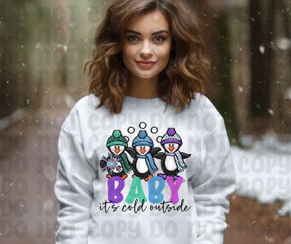 Baby It's Cold Outside PNG File - Digital Design