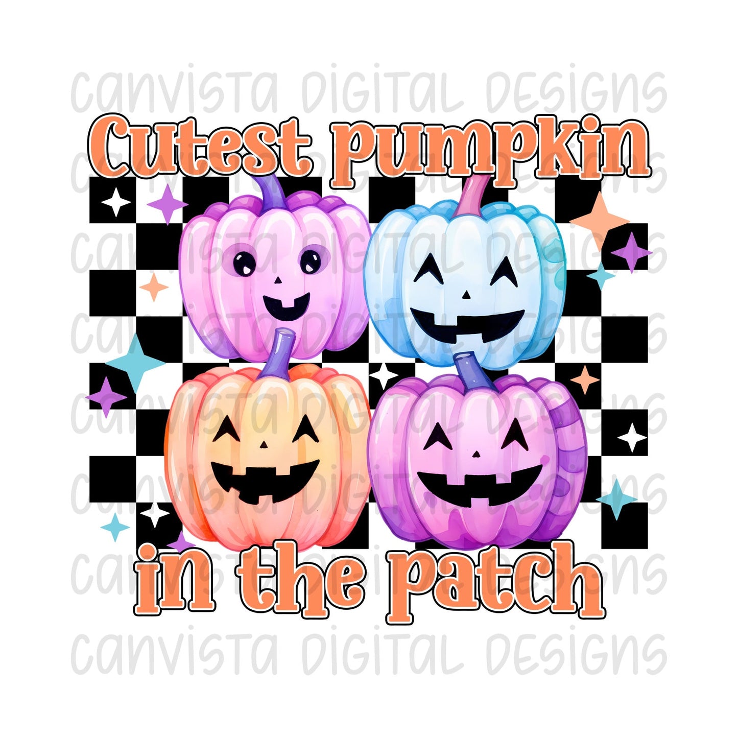 Cutest Pumpkin In The Patch PNG File - Digital Design