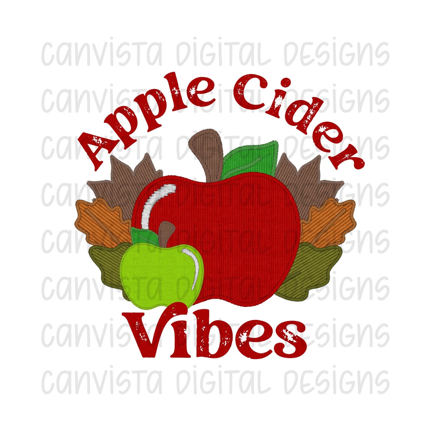 Apple Cider Vibes PNG File - Digital Design