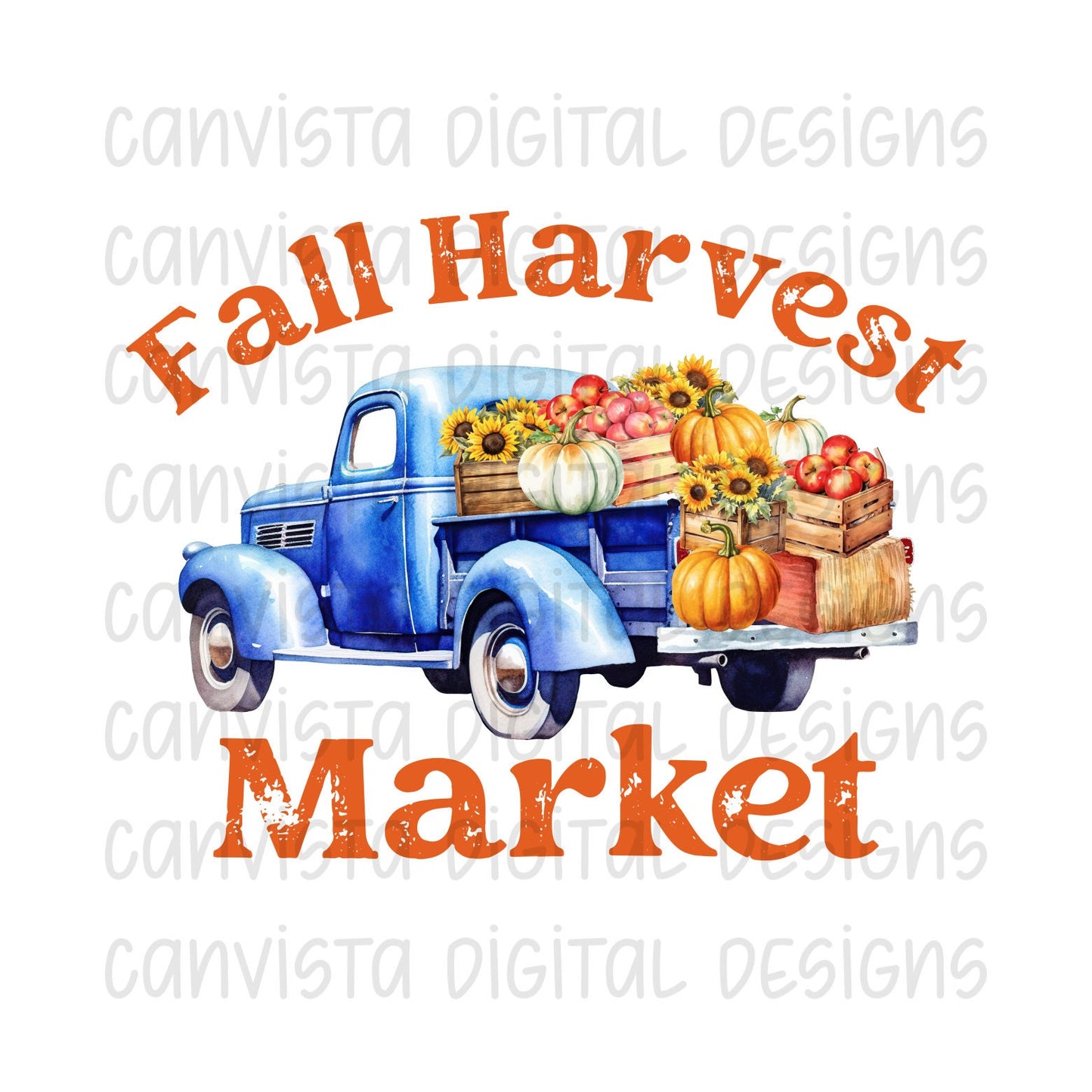 Fall Harvest Market PNG File - Digital Design