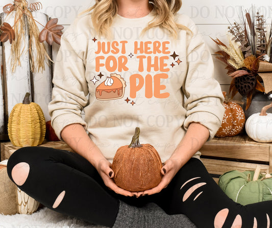 Just Here For The Pie PNG File - Digital Design