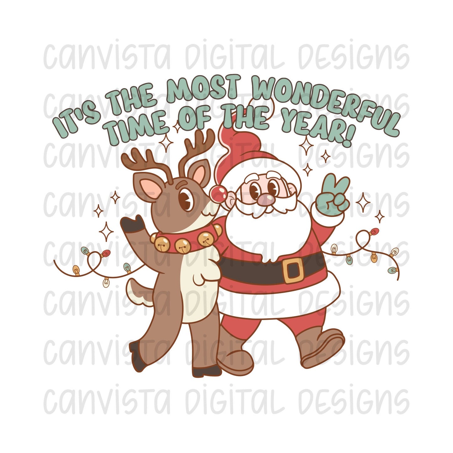 It's The Most Wonderful Time Of The Year PNG File - Digital Design